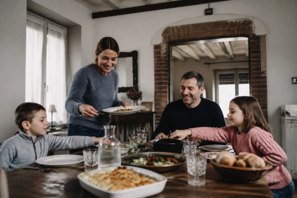 Repas en famille lens