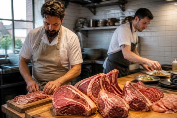 Viande rouge de qualité lens